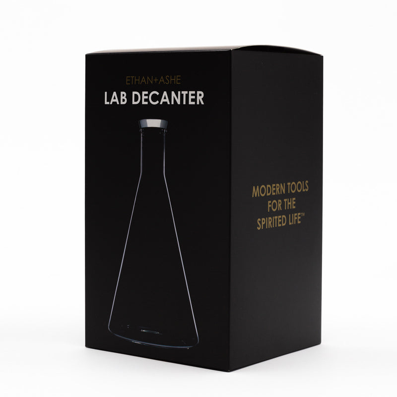 lab decanter - package side