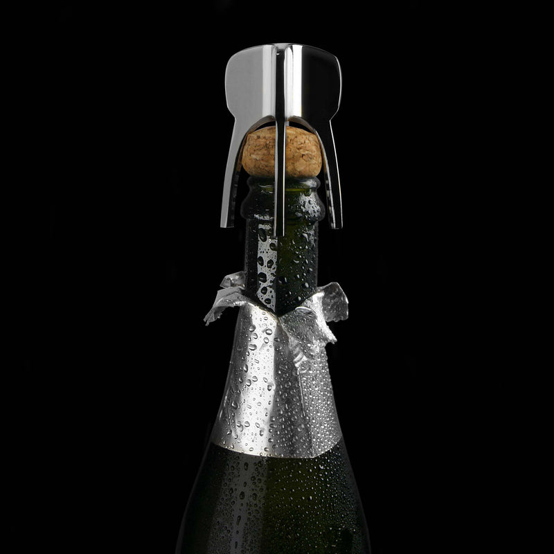 champagne twister on bottle