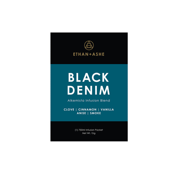alkemista black denim infusion blend